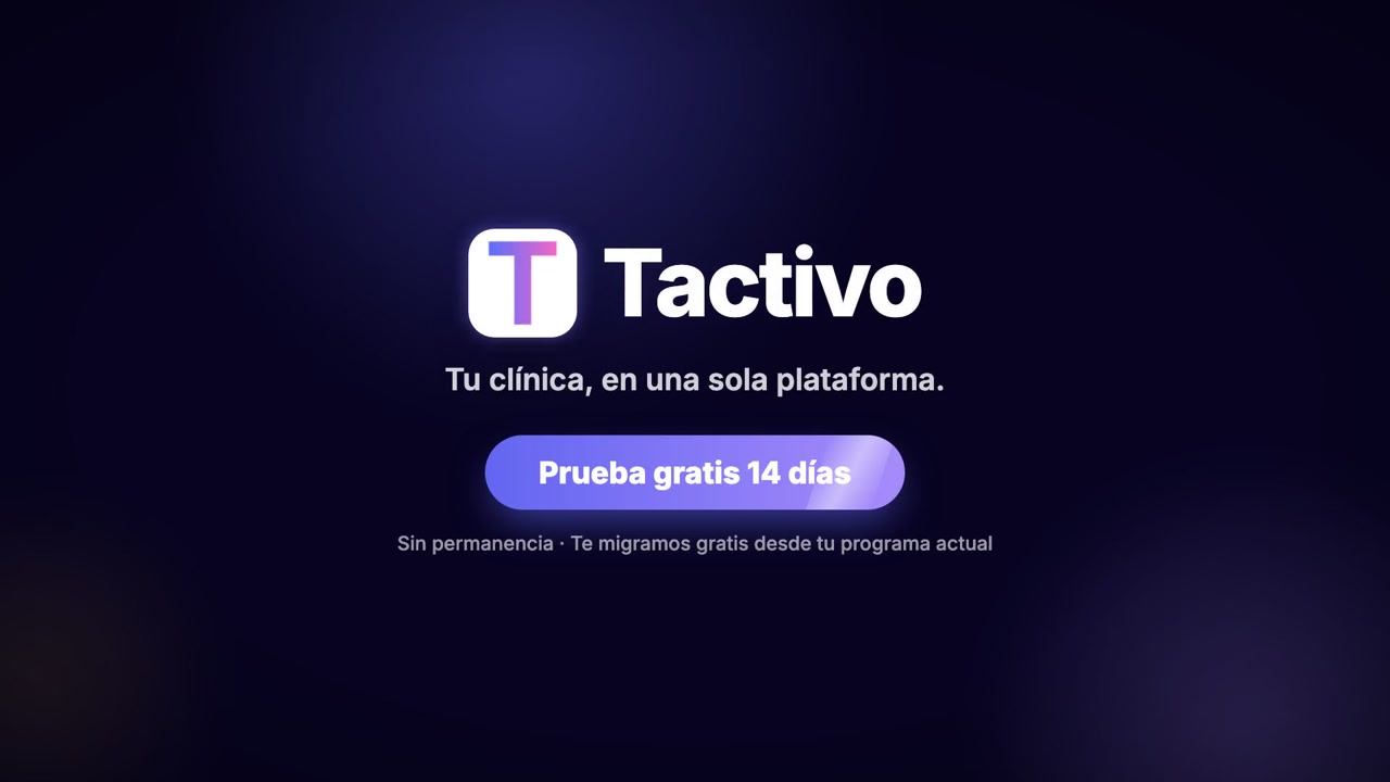 Tactivo · Tu clínica, en una sola plataforma